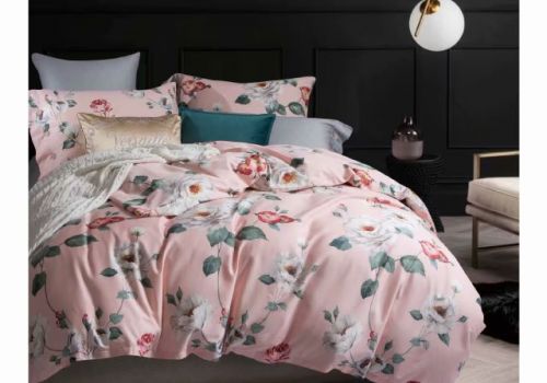 Vải Cotton Sateen in hoa 60s