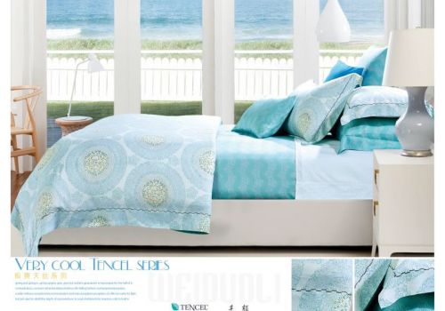 Tencel màu in hoa 60s