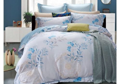 Tencel màu in hoa 60s