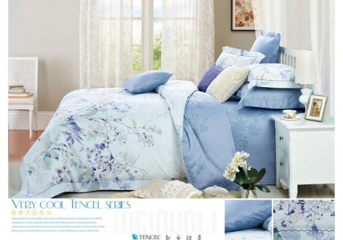 Tencel màu in hoa 60s