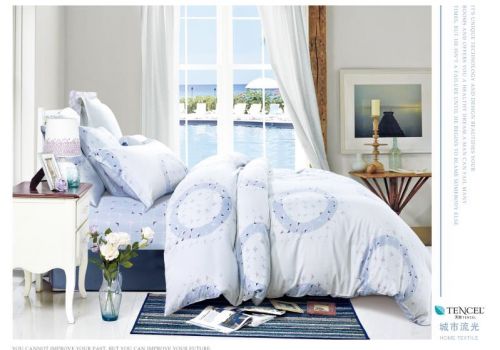 Tencel màu in hoa 60s