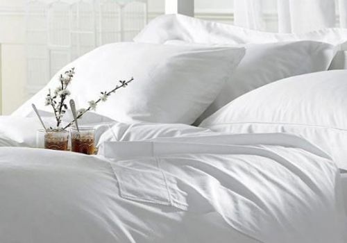 Vải khách sạn T200 trắng trơn